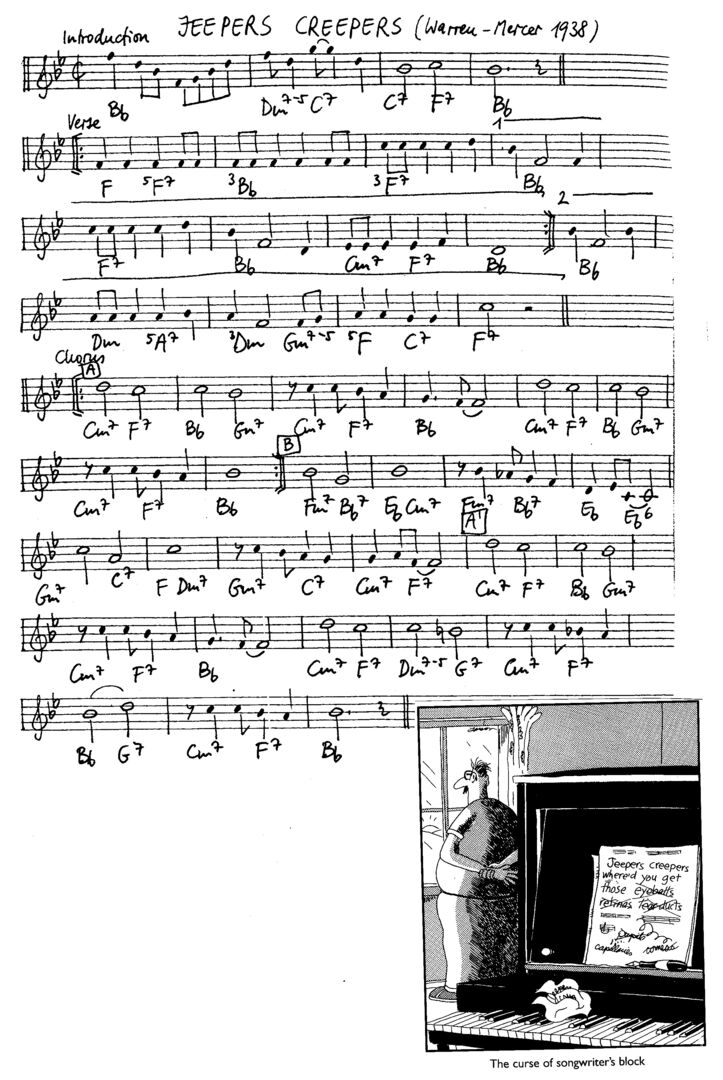 jeepers creepers leadsheet – book us for your next 20s or gatsby event